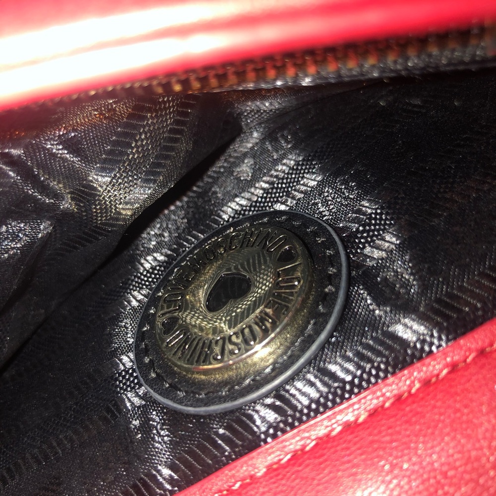 Moschino over the shoulder bag and wallet